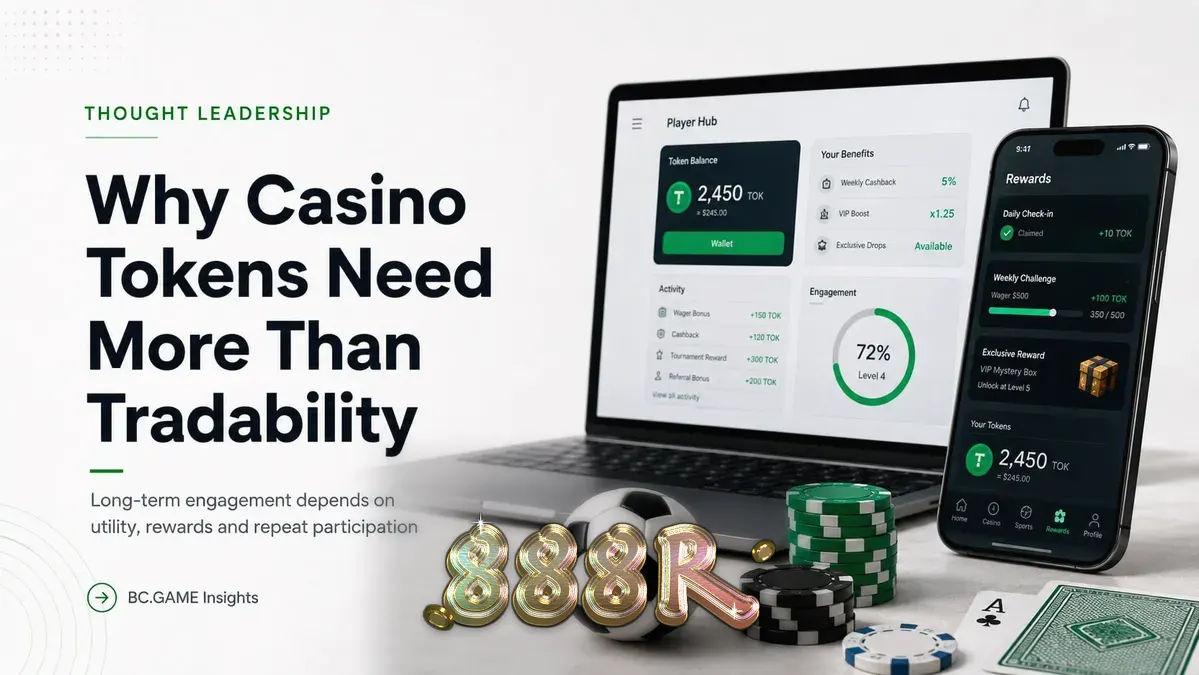 Visualisasi abstrak tentang token kripto dan keterlibatan pengguna dalam ekosistem permainan digital.